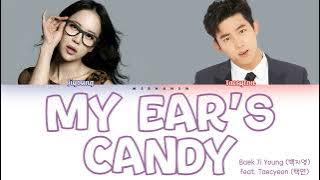 Baek Ji Young (백지영) – My Ear’s Candy (내 귀에 캔디) ft. Taecyeon (택연) [Han|Rom|Eng] Color Coded Lyrics 가사