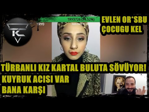 Kartal Buluta Söven Türbanlı Kız! \