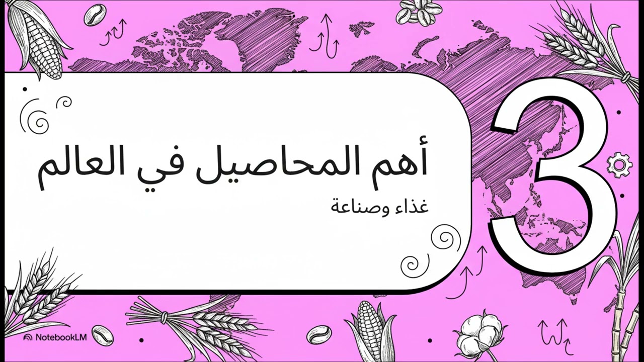 النشاط الزراعي وموارده في العالم 1