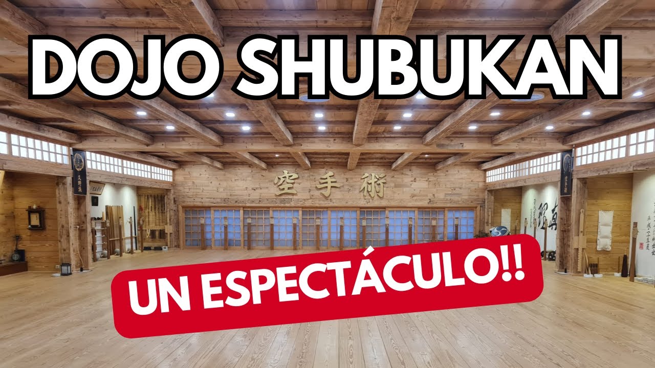 ¿DOJO más ESPECTACULAR del MUNDO? Visito el Dojo SHUBUKAN en MADRID