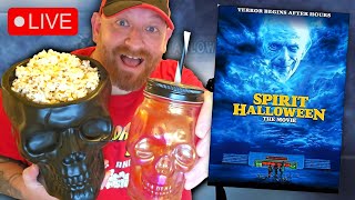 LIVE CHAT while we watch SPIRIT HALLOWEEN THE MOVIE! Saturday Night Snack and a Movie