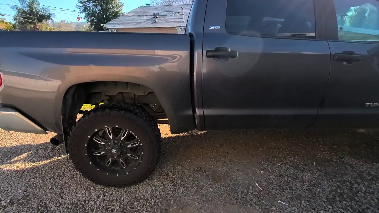 Toyota tundra straight pipe - YouTube