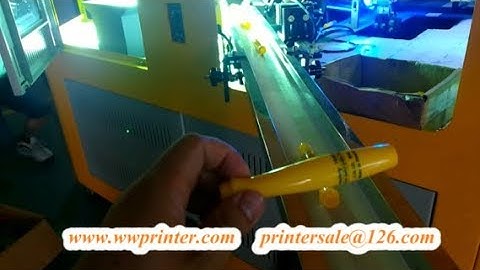 2 Color Full Servo Screen Printer For Eyebrow Pencil Decoration CNC02