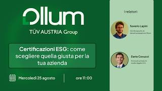 Certificazioni ESG come scegliere quella giusta per la tua azienda