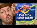 Classic Candy Corner : Sour Neon Gummi worms