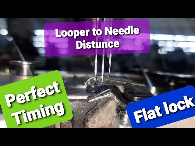 How to set Flatlock Looper Timing /Sewing Machines / class=