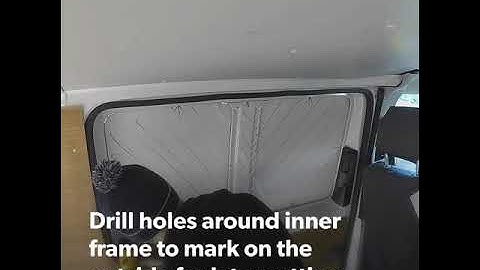 fitting window to t5 sliding door