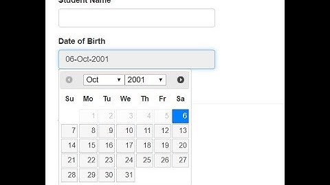 DatePicker in Asp.Net MVC using JQuery