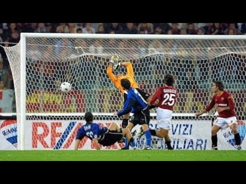 Roma-Inter 2:2, 2002/03 - 90° minuto