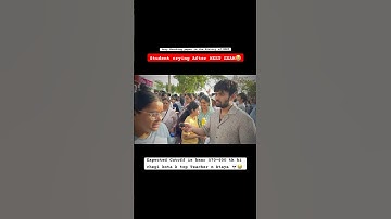 NEET 2025 Exam Review Toughest Paper Of NEET 2025 NEET EXAM Reaction video Student Crying After exam