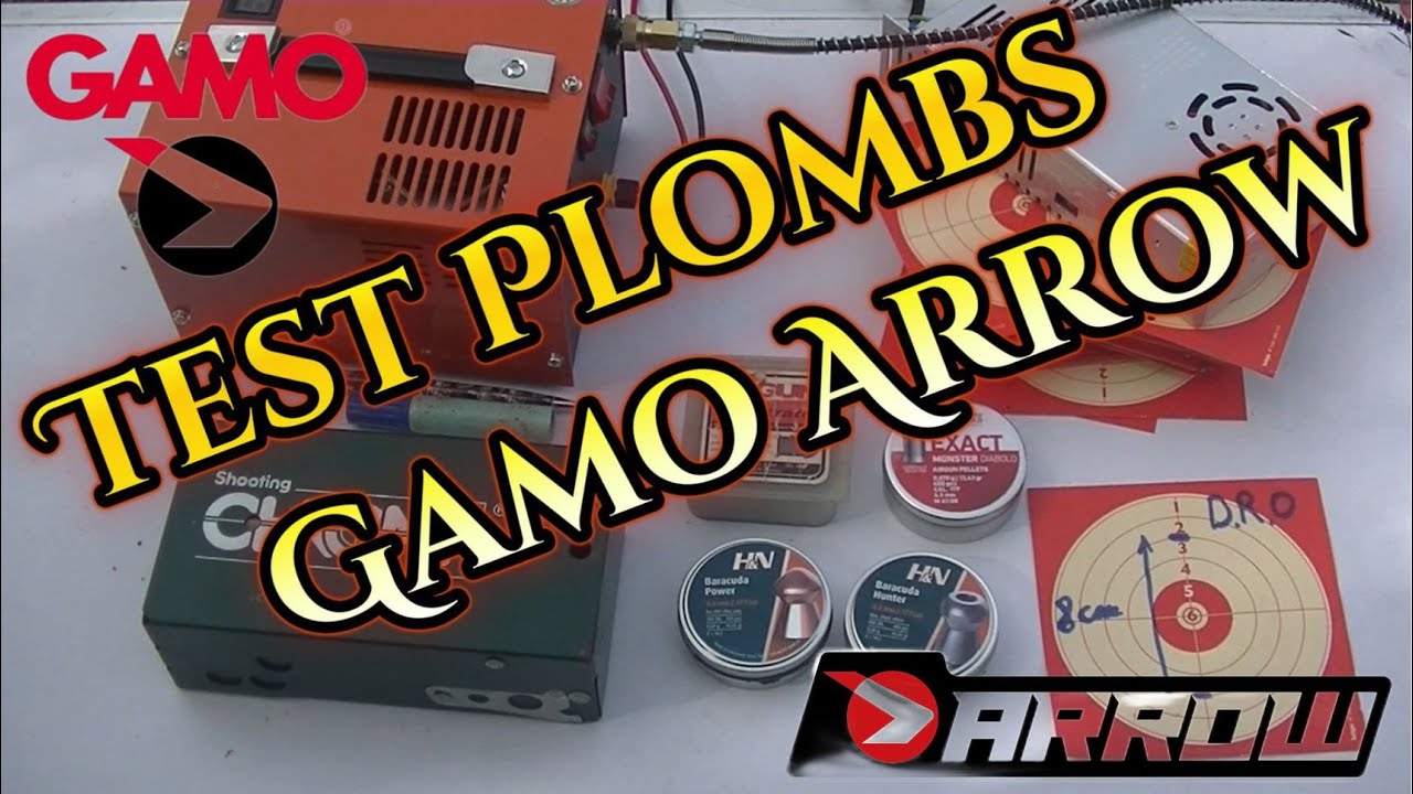 Test plomb pour Gamo Arrow 4,5. (N°324) - YouTube