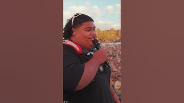 Thumbnail of American Idol IAM TONGI on stage w/J Boog at Reggae on the Way concert Tacoma, WA.