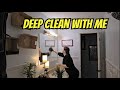 DISGUSTING BATHROOM DEEP CLEAN | cleaning motivation