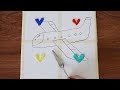 4 Type Of Drawing Airplane Landscape Scenery｜Acrylic Painting Step by Step #317｜Satisfying Sound