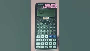 CÓMO SUMAR DOS VECTORES en la calculadora científica, Aprende en 1 minuto