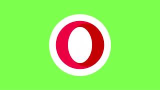 Opera Web Browser Logo - Icon Animated | Green Screen | Free Download | 4K 60 FPS !