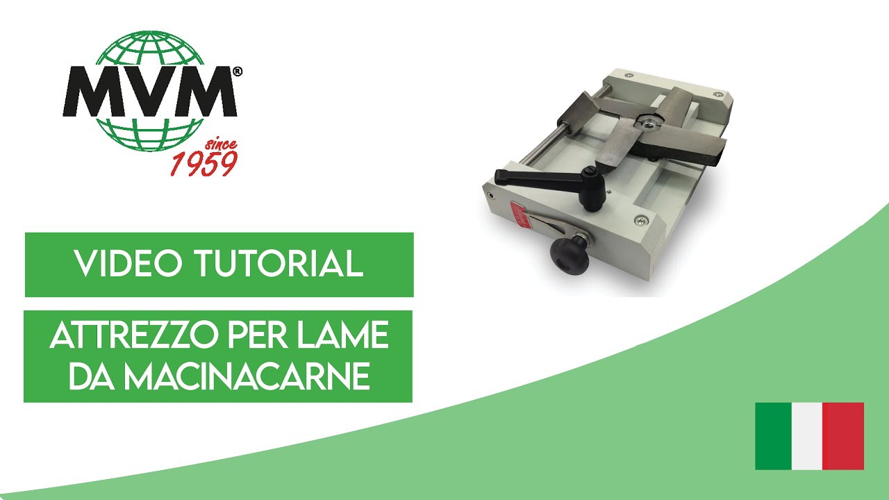 Video Tutorial Attrezzo per Lame da Macinacarne