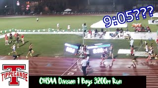 OHSAA Division 1 Boys 3200m Run State Championships 2023