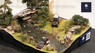 How To Make OFF ROAD RIVER SCENERY DIORAMA || for Hot wheels 1/64