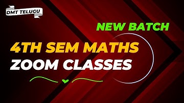 4th sem Maths online classes | NEW BATCH || Real analysis and Linear algebra Classes | Telugu