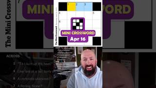NYT Mini Crossword - Apr 16