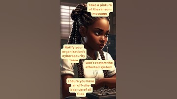 Do this to protect yourself from ransomware attacks. Remember to stay safe online! #cybersecurity