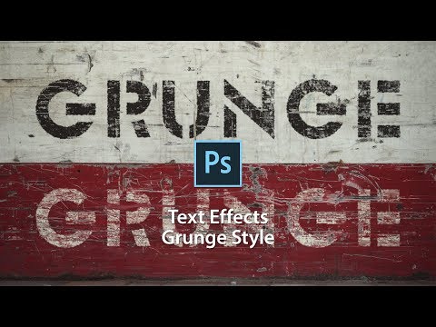 Text Effects of Grunge Style in Photoshop Text Effects of Grunge Style in Photoshop