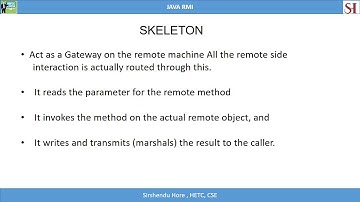 Remote Method invocation