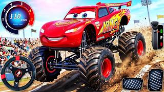 Lightning McQueen Monster Truck Derby Stunt -Demolition  Extreme Crash Car Race -Android GamePlay #2 screenshot 5