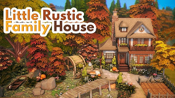 Rustic Family House 🍂  The Sims 4 Speed Build