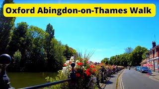 [4K] Walk around in Abingdon on Thames | Oxford | River Thames