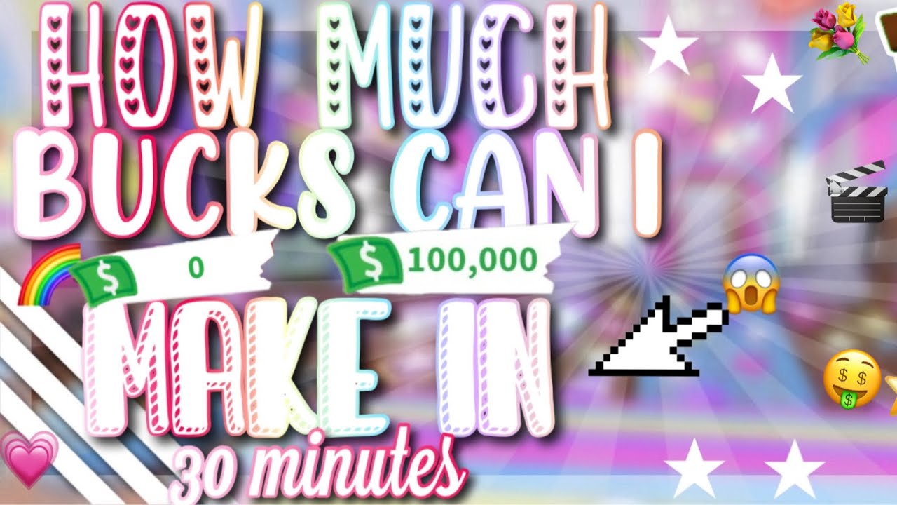HOW much MONEY can I MAKE in 30 MINUTES in adopt me ? 🤩🤑💗🫶🏽 - YouTube