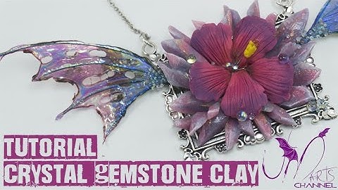 Tutorial - Gemstone and Crystal with polymer clay
