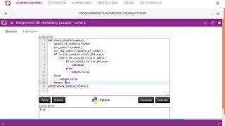InfyTQ PF Day5 Video 13 Assgn 38 Check double of number