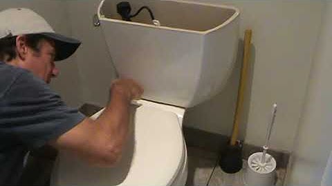 How to Remove Leaking Toilet Tank...Part 2