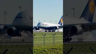 Lufthansa A380 SMOKES the Runway from Delhi! 🇮🇳🇩🇪 | D-AIMN