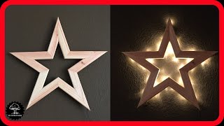 Stern mit Beleuchtung - Star with lighting