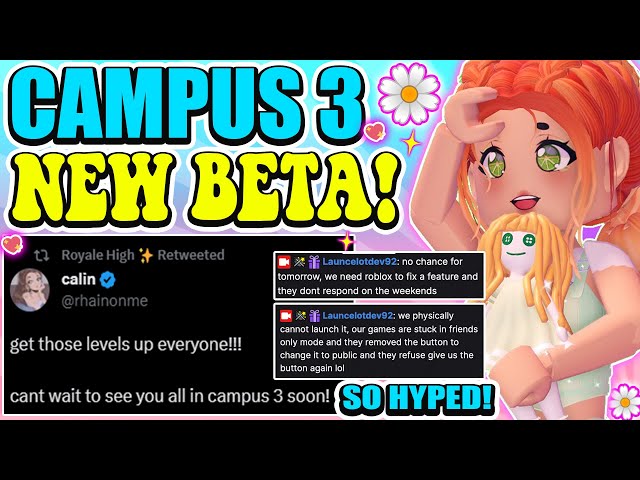 How to play the Campus 3 beta in Royale High - Roblox - Pro Game