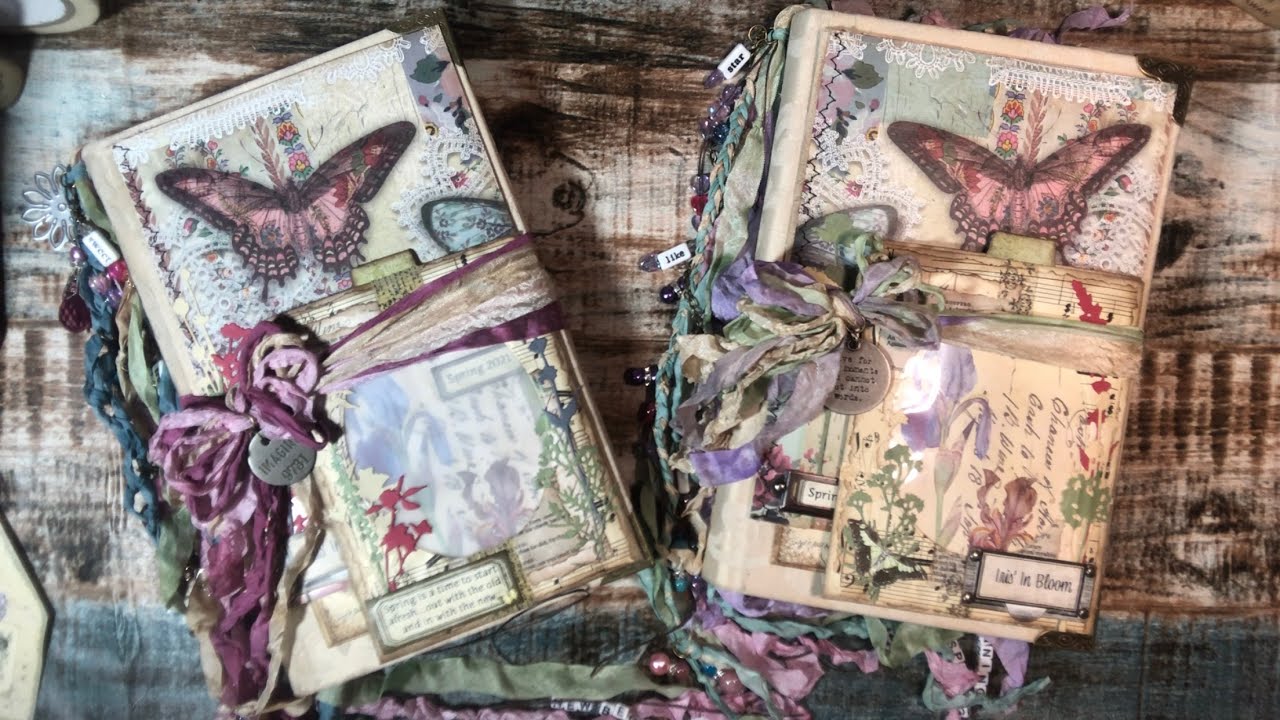 Beautiful Spring Journals~ Imagine & Live In The Moment - YouTube