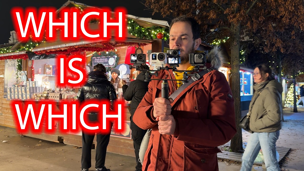 DJI OSMO NANO против DJI OSMO ACTION 6 против INSTA360 GO ULTRA против INSTA360 ACE PRO 2