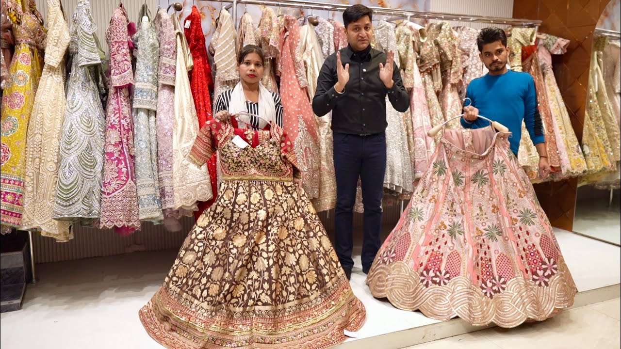 जिसका था - इंतजार वो पार्टी वियर कलेक्शन आ चुकी है Non Bridal Lehenga Special Shop in Chandni Chowk 