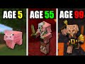Surviving 99 years as a piglin brute in minecraft