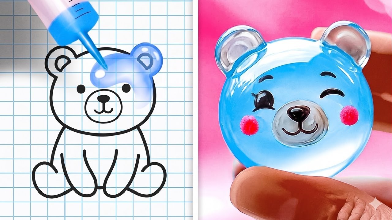 Cool CRAFTS with Hot Glue Gun and Epoxy Resin ✨ 💫