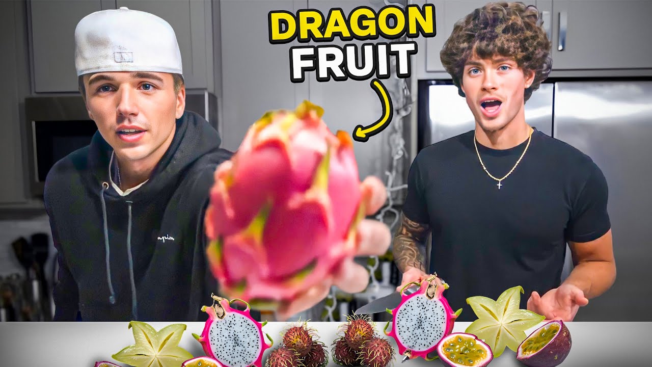 Мы попробовали ЭКЗОТИЧЕСКИЕ фрукты... (что-то пошло не так)