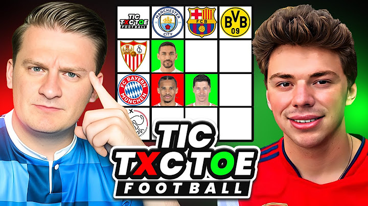 FUTBAL TIC TAC TOE Vs FUTBALOVÝ GÉNIUS