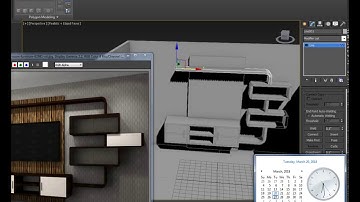 Tutorial on Modeling a wall unit in 3dsmax.