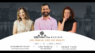 Leo Pareja, CEO eXp Realty, Renee Funk & Elizabeth Riley