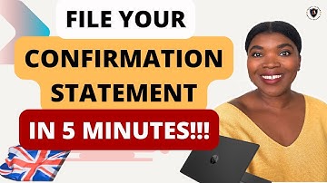 Bevestigingsverklaring voor het bestand bij Companies House UK: stapsgewijze handleiding