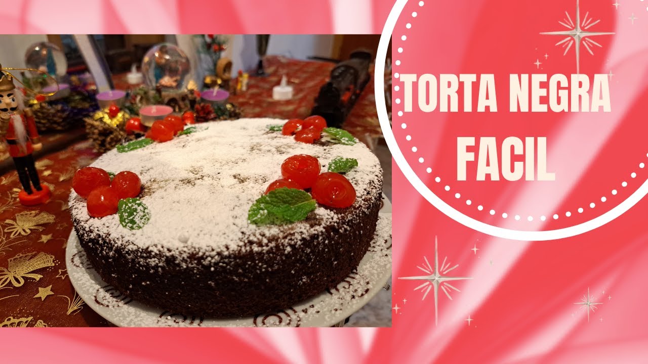 Torta Negra LA MÁS fÁCIL para Navidad Receta tradicional Venezolana