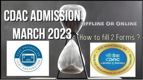 CDAC March 2023 | Admission Important Points| Centers Online & Offline  | Can we fill 2 Forms ?
